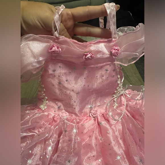 Toddler pink layered princess gown - Picture 2 of 5